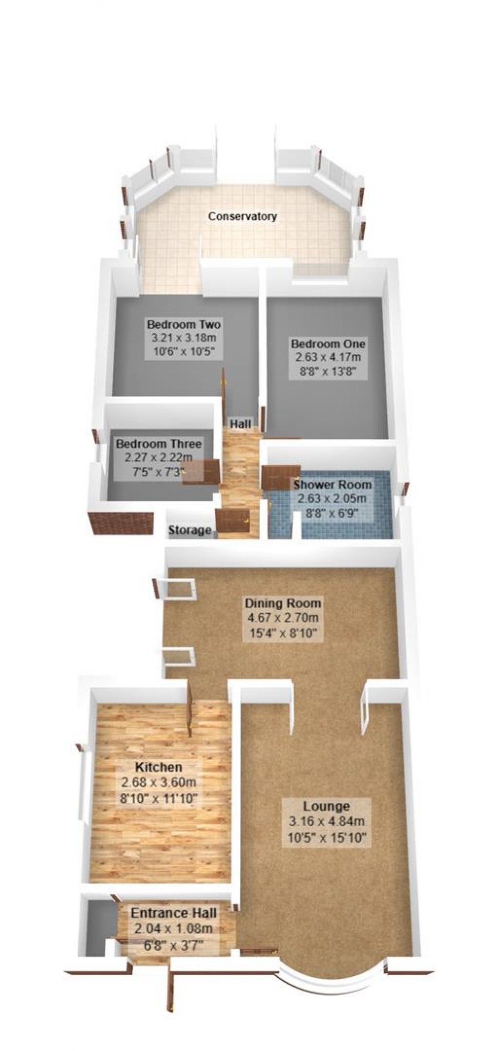 Floorplan for Linksfield, Denton