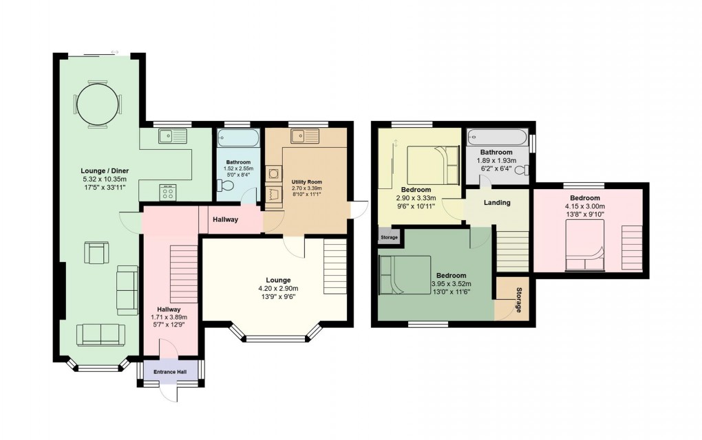 Floorplan for Knott Lane, Hyde