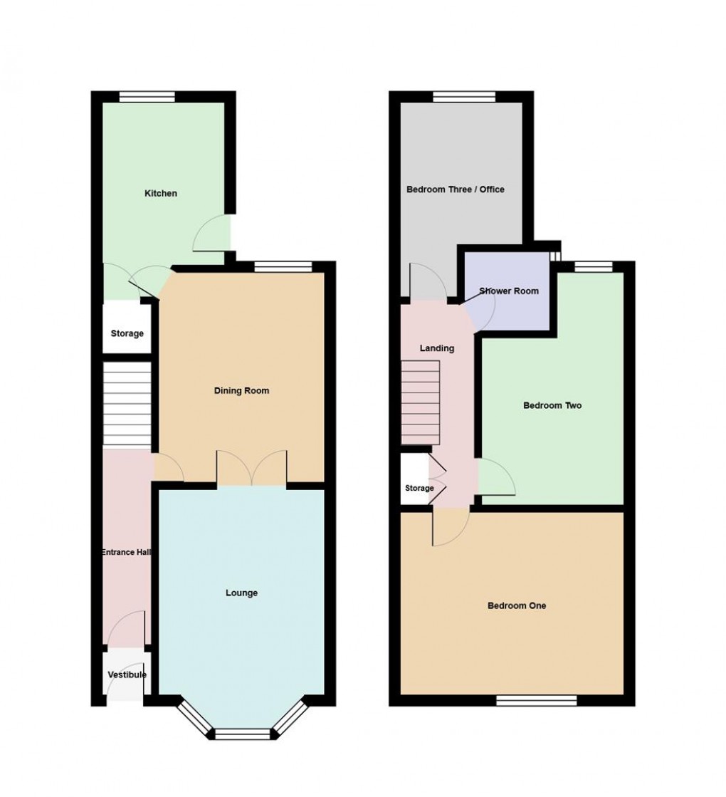 Floorplan for Woodland Road, Gorton, Manchester