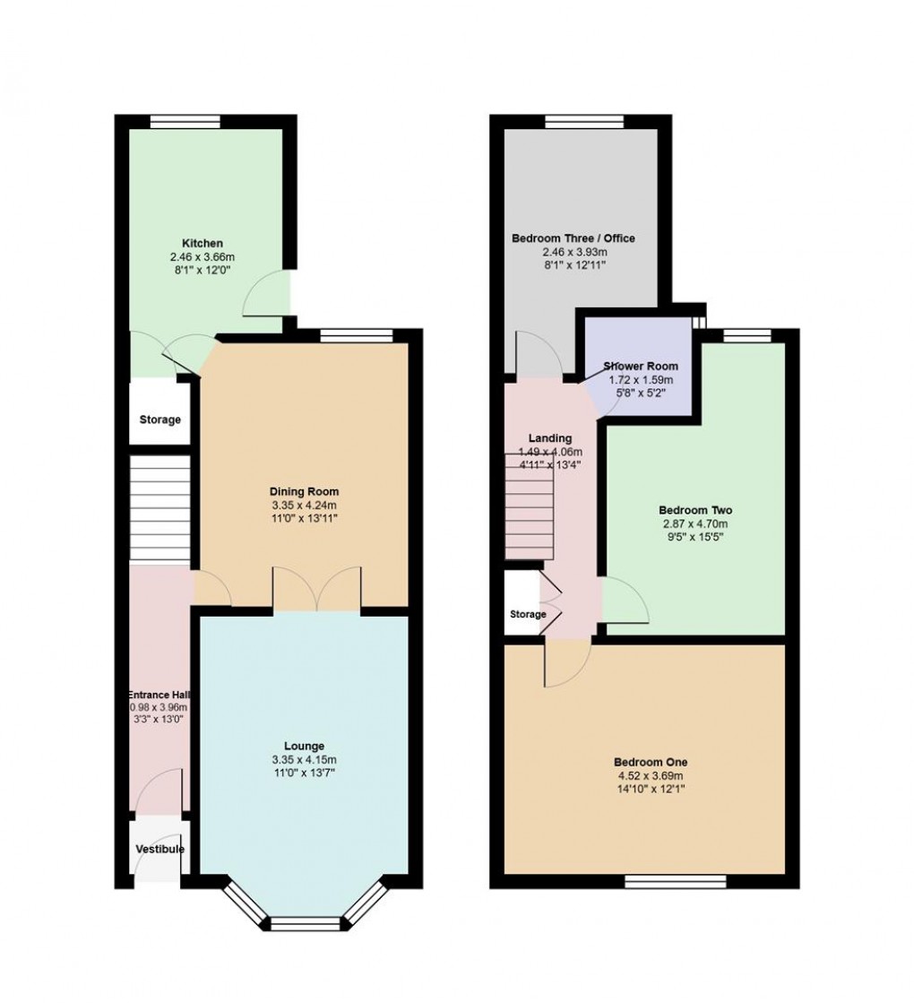 Floorplan for Woodland Road, Gorton, Manchester