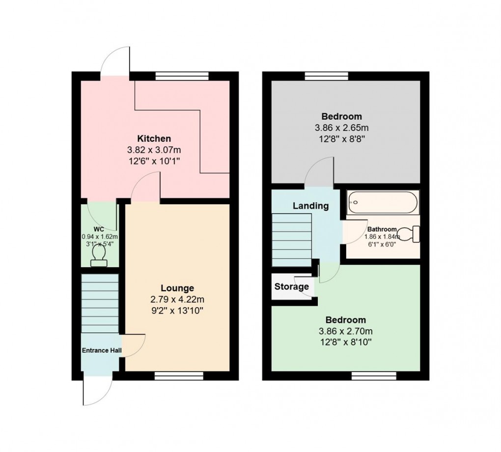 Floorplan for Lance Corporal Andrew Breeze Way, Denton, Manchester