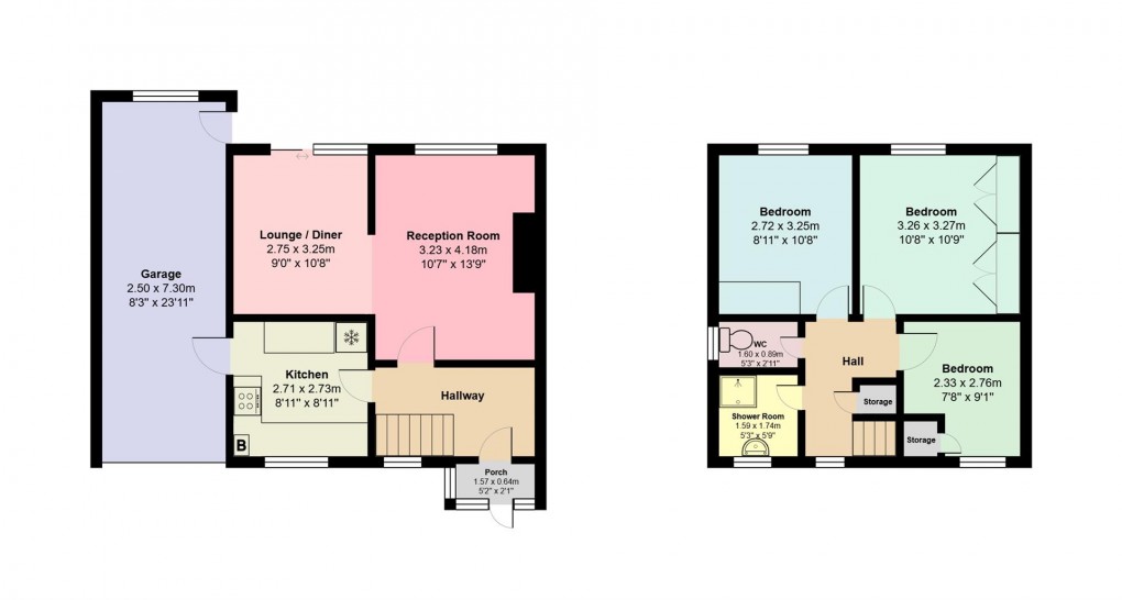 Floorplan for Kennedy Way, Manchester