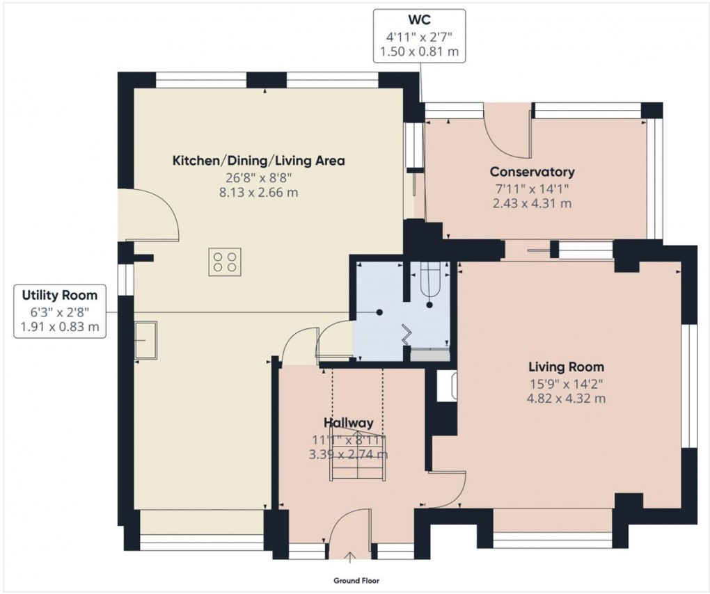 Floorplan for Spring Avenue, Hyde