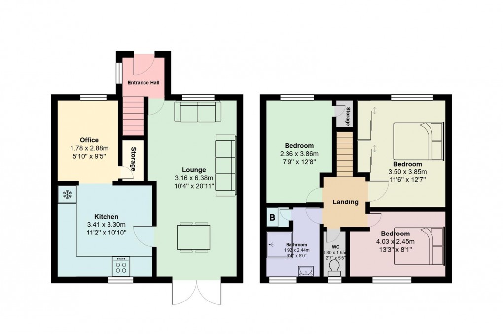 Floorplan for Pendle Road, Denton