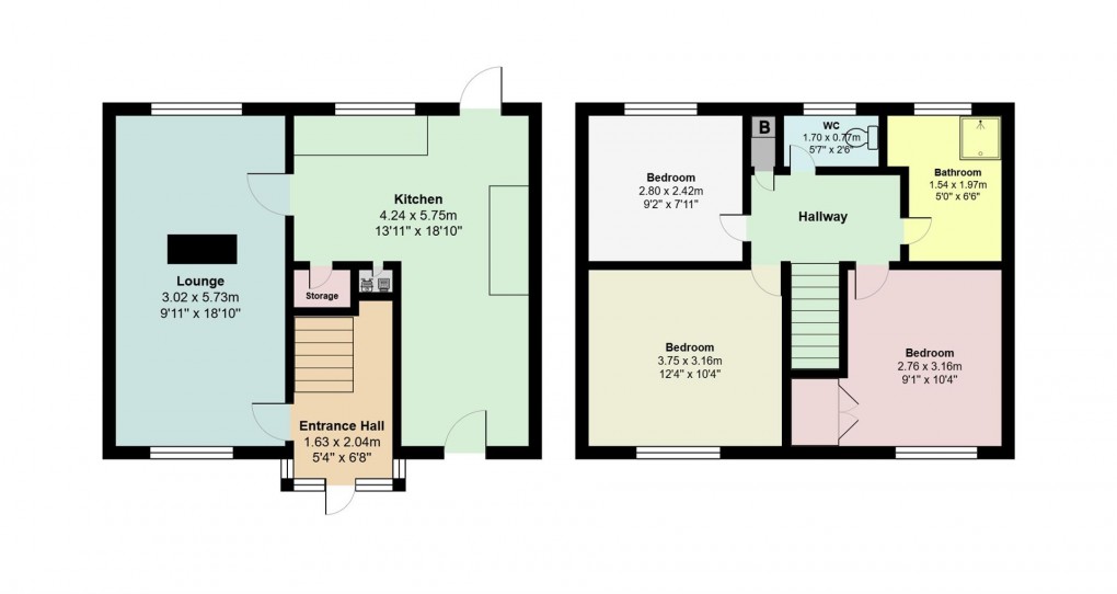 Floorplan for Mancunian Road, Denton, Manchester